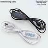 Tricolor Dimmer USB 5V LED Switch Cable 4 Key Adjustable Lighting Controller for Living Room Lamp