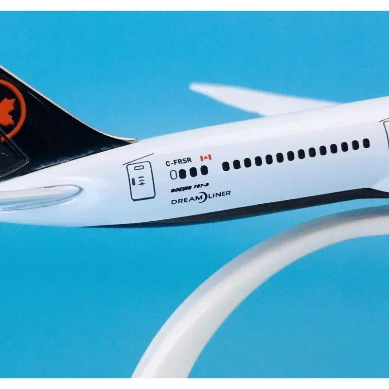 16/20CM  Air Canada 787 Aircraft Model,Zinc Ally 1:400 Airplane Aircrafts Boeing B787Air Canada Plane Model Display Collection