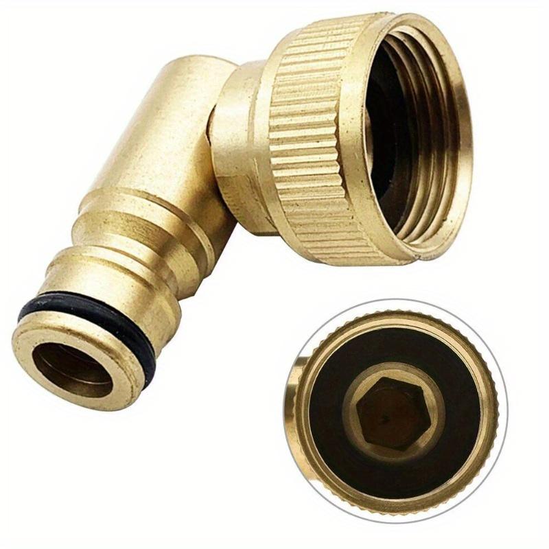 1PC Hose Reel Swivel Elbow Quick Connector for Hoselock Plug 3/4in Outdoor Garden Hose Faucet Adapter