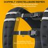 10KG Weighted Vest, Running Weight Vest with Adjustable Strap, Convenient Pocket and Reflective Strips for Men and Women