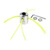 Aluminum Grass Trimmer Head Cylindrical Shape Lawn Mower Accessory Accessories Brush Cutter  Garden