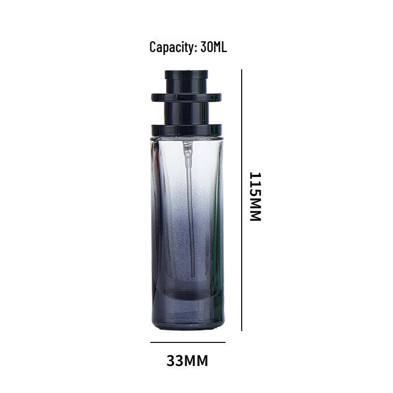 Gradient Glass Perfume Decanter: 30ml Stylish & Portable Fragrance Spray Bottle