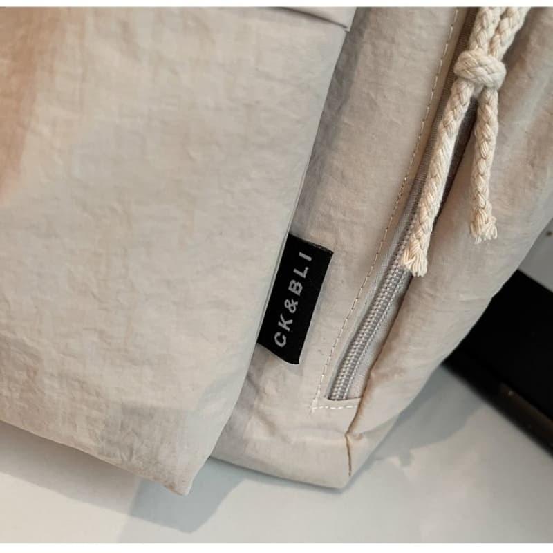 Drawstring Large Capacity Tote Bag Women's Versatile Shoulder Bag