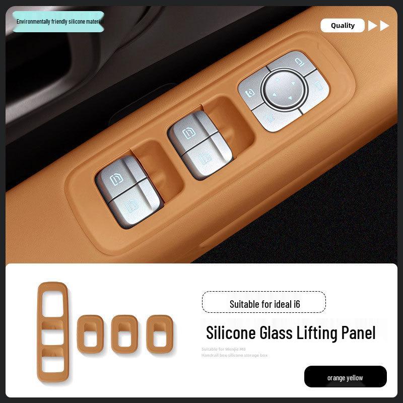 i6 Window Lifter Panel Silicone Pad Switch Frame Protector