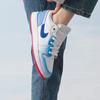 Air Jordan 1 Low SE GS Blauer Farbverlauf Kinder-Sneaker Weiß Game-Royal University-Blau FN8895-141