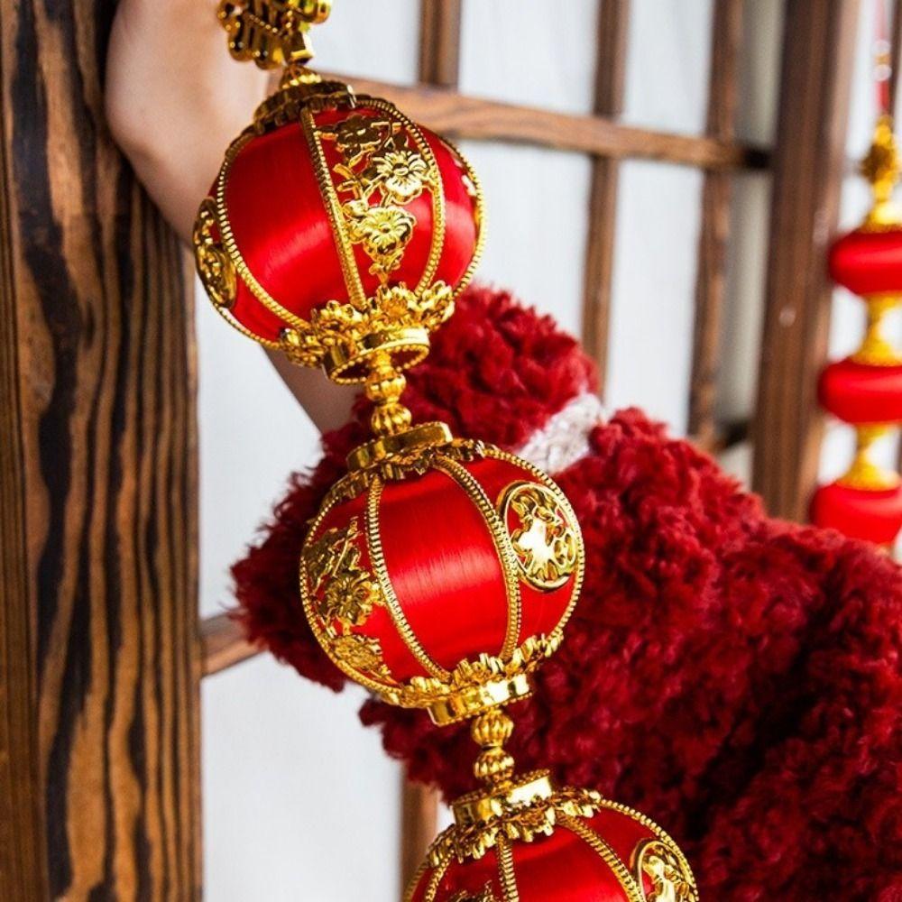 Traditional New Year Lantern String Chinese Style Spring Festival Hanging Lantern Wedding