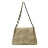 Textured chain tote bag women's new fashionable large-capacity class shoulder bag fashionable commuter bag