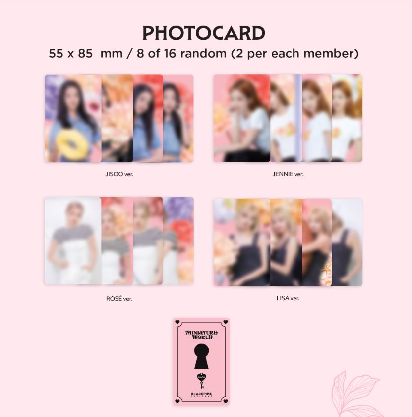 BLACKPINK THE GAME Photocard Collection – MINIATURE WORLD [Pre-Order + In-Game Coupon Benefit]
