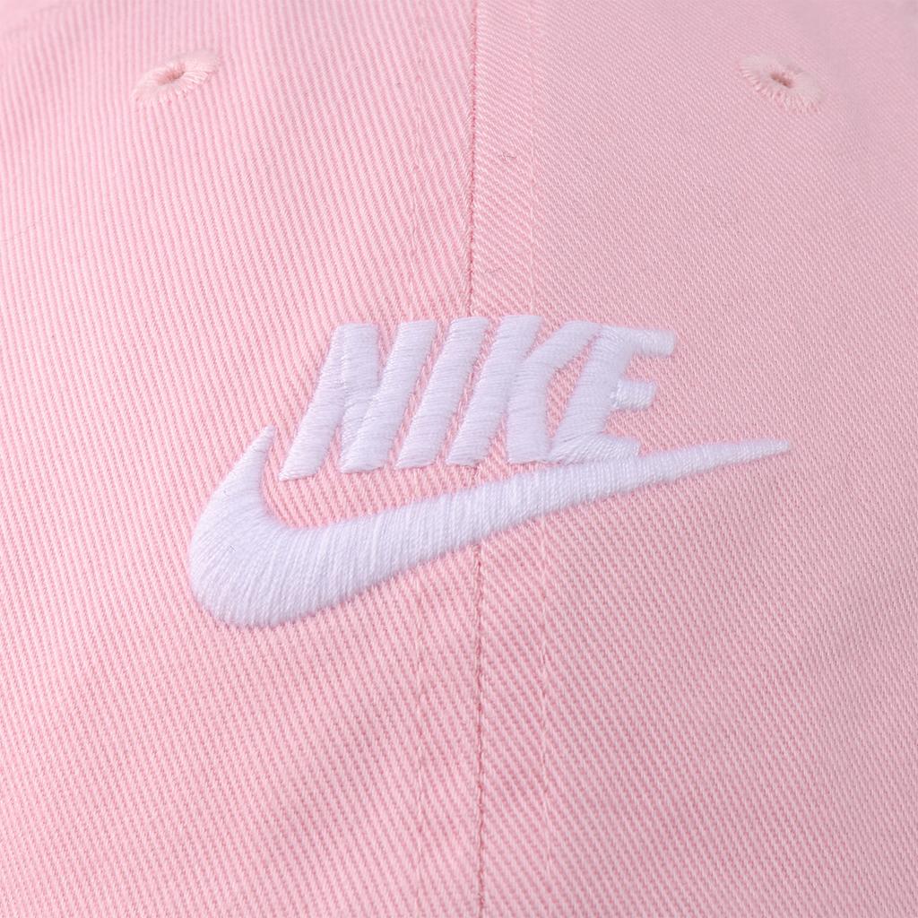 Nike Letter Logo Cotton Baseball Cap Unisex Hats Pink FB5368690