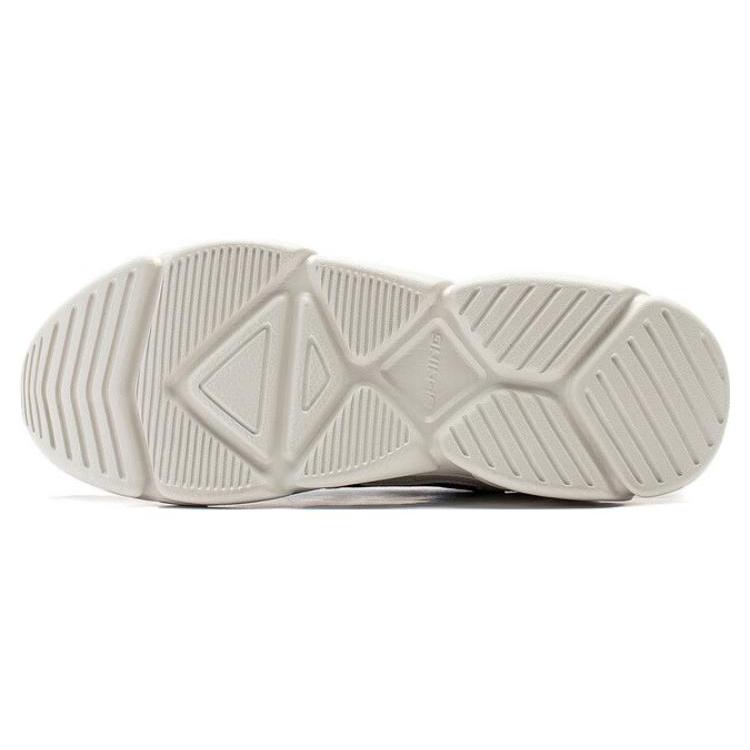 Li Ning Firefly Cushioning Slip Resistant Abrasion Resistant Low top Casual Shoes Men's White Blue AGCT387-1