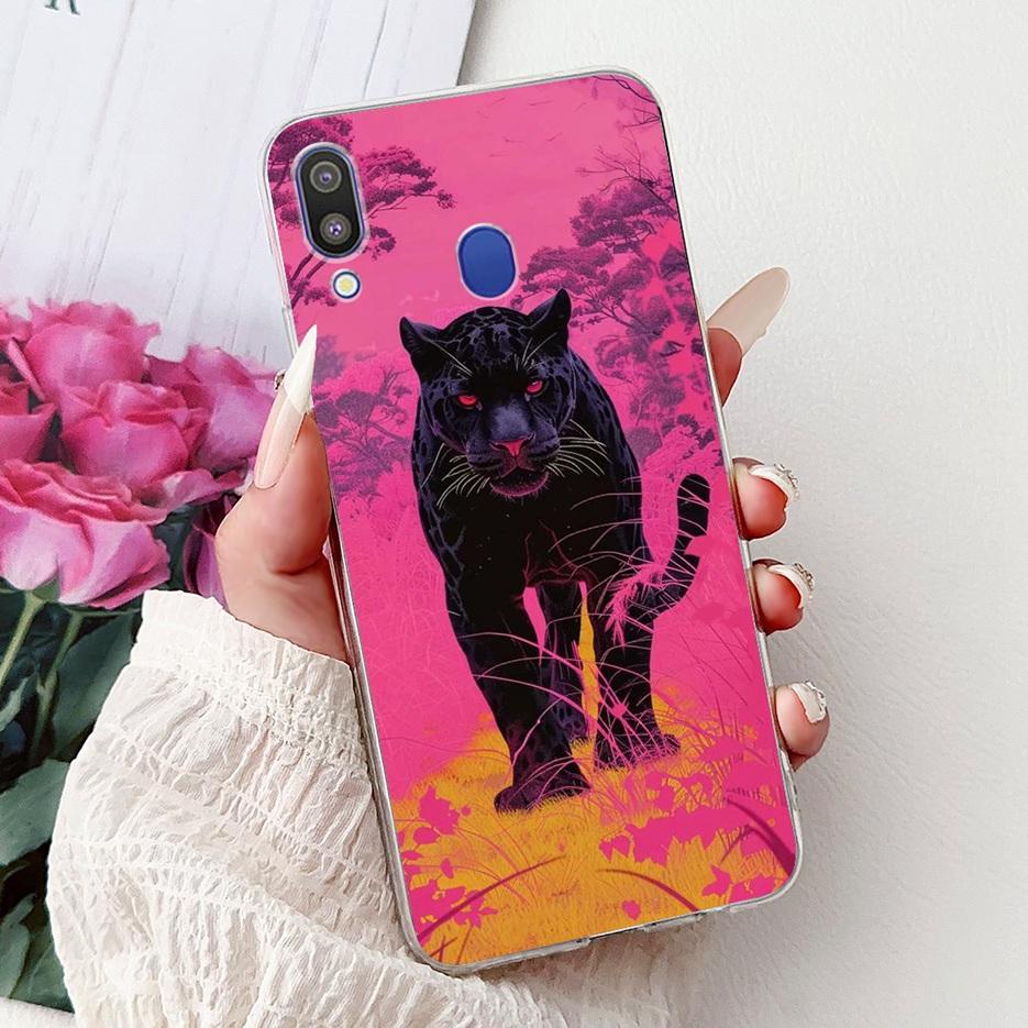 For Samsung Galaxy M10 M20 M30 Case New Fashion Painted Cover Clear Silicone Soft Slim Phone Case For Samsung M10 M20 M30 Fundas