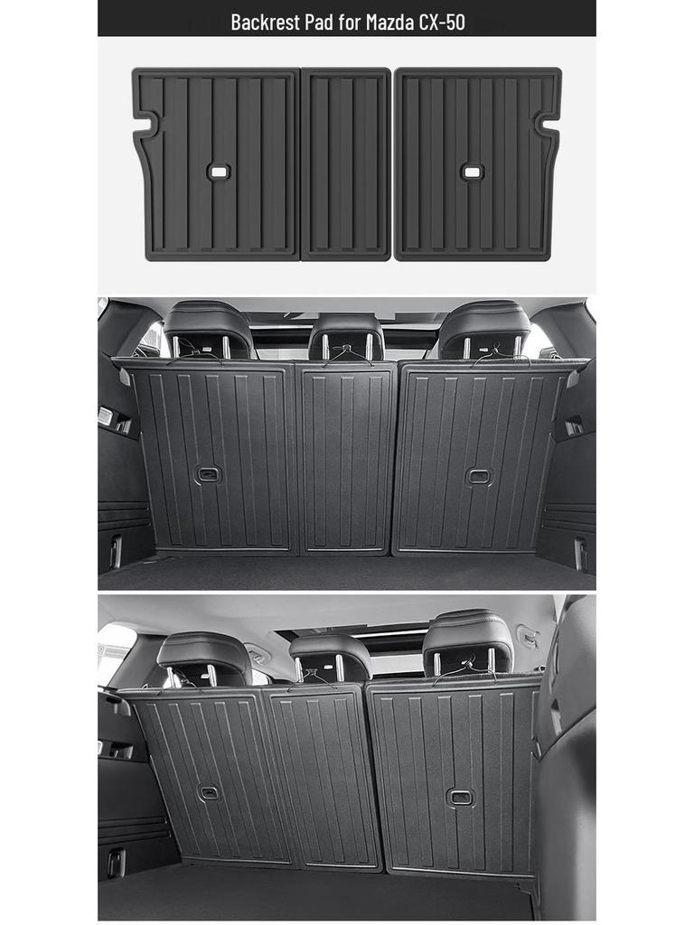 Mazda CX50 (23-24) Dirt-Resistant Car Floor Mats, Trunk & Backrest Mats, TPE Material