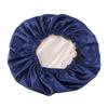 Satin Bonnet Beanie Hat Double Layers Satin Dome Cap for Head Wrap Cover with Neat Stitches Invisible Elastic Band