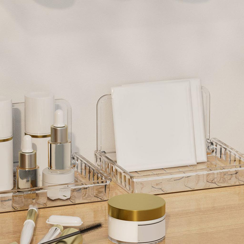 Wall Mounted Folding Shelf Transparent Punch Large Capacity Strong Foldable Floating Wall Shelves for Bathroom