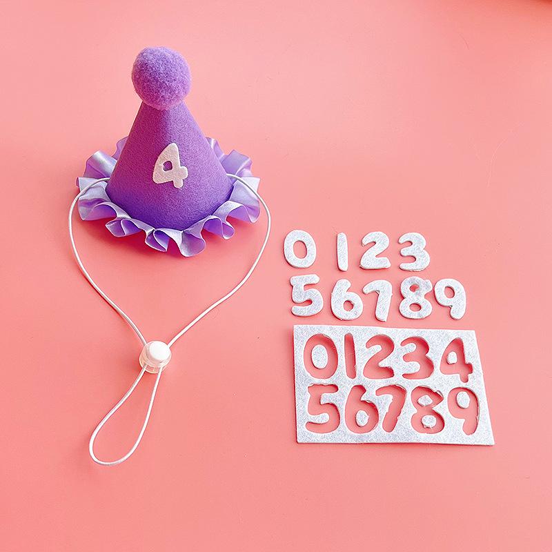 

Питомец Шапка на день рождения Слюнявчик Кот С Днем Рождения Набор Милый Реквизит Комбинация Аксессуары для переодевания Шарф Слюнявчик average size