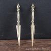 Brass Magic Pure Copper Vajra Handheld Hand Pieces Ornaments Super Long Triangular Pestle Tibetan Supplies
