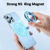 Aluminum Flexible Funny Foldable Hand Finger Grip 360 Rotating N52 Magnet Magnetic Cell Phone Ring Holder