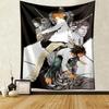 Death Note Main Character Collage Wall Tapestry  L  Misa with Shinigami Accents Room Decor for Seinen Anime  Mystery Fans