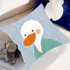 Classic Vintage Mona Lisa Girl With Pearls Pillow Case Pillow Cover Case Square Room Sofa With For Home Use Plush Cute Cushion