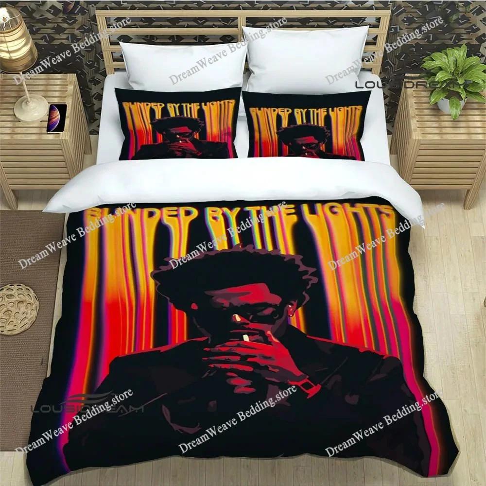 3D Print Singer The Weeknd Bedding Set Duvet Cover Bed Set Quilt Cover Pillowcase Comforter King Queen Size Boys Adult963963
