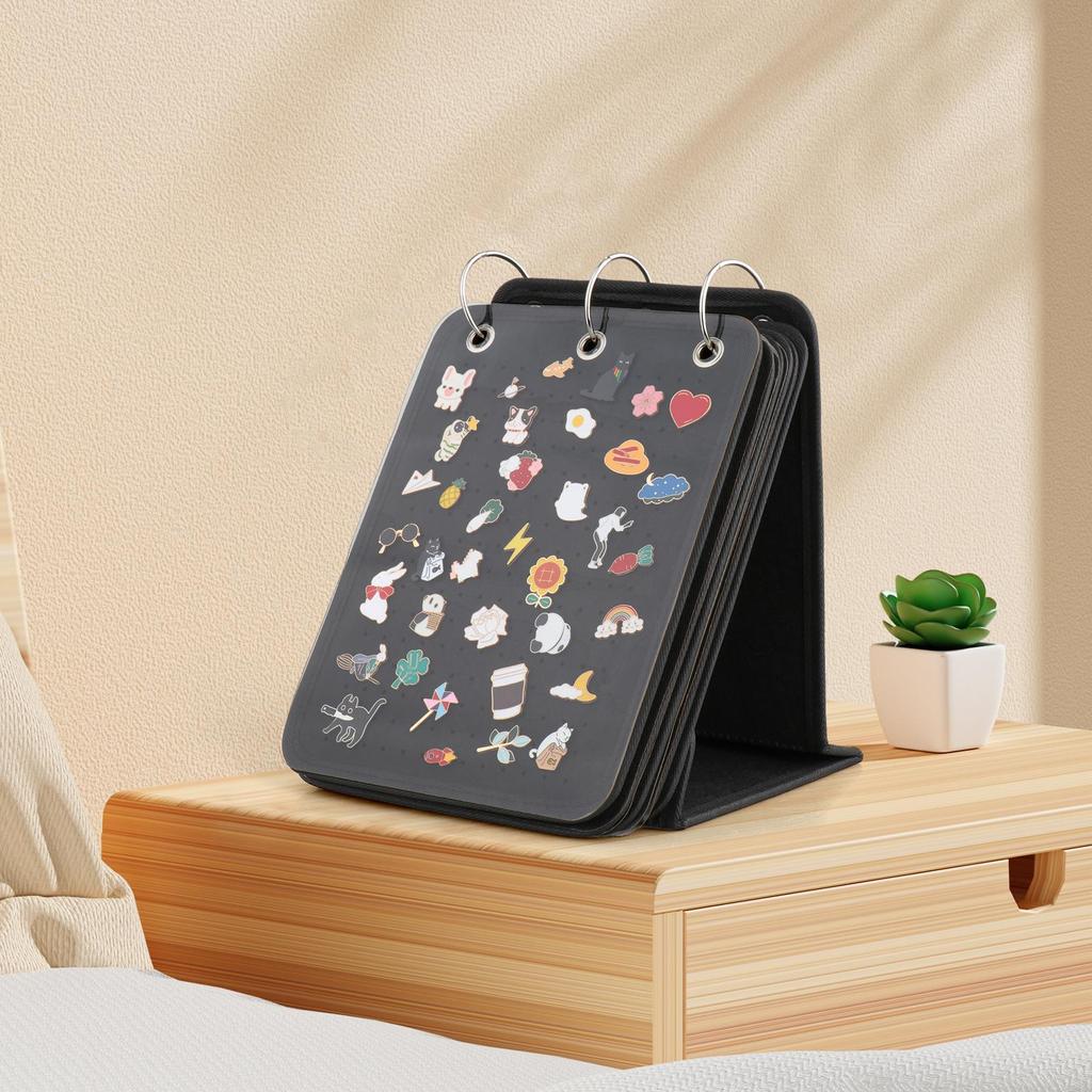 Pin Display Binder Brooch Storage Organizer Creative Stable Durable Felt Stand for Women