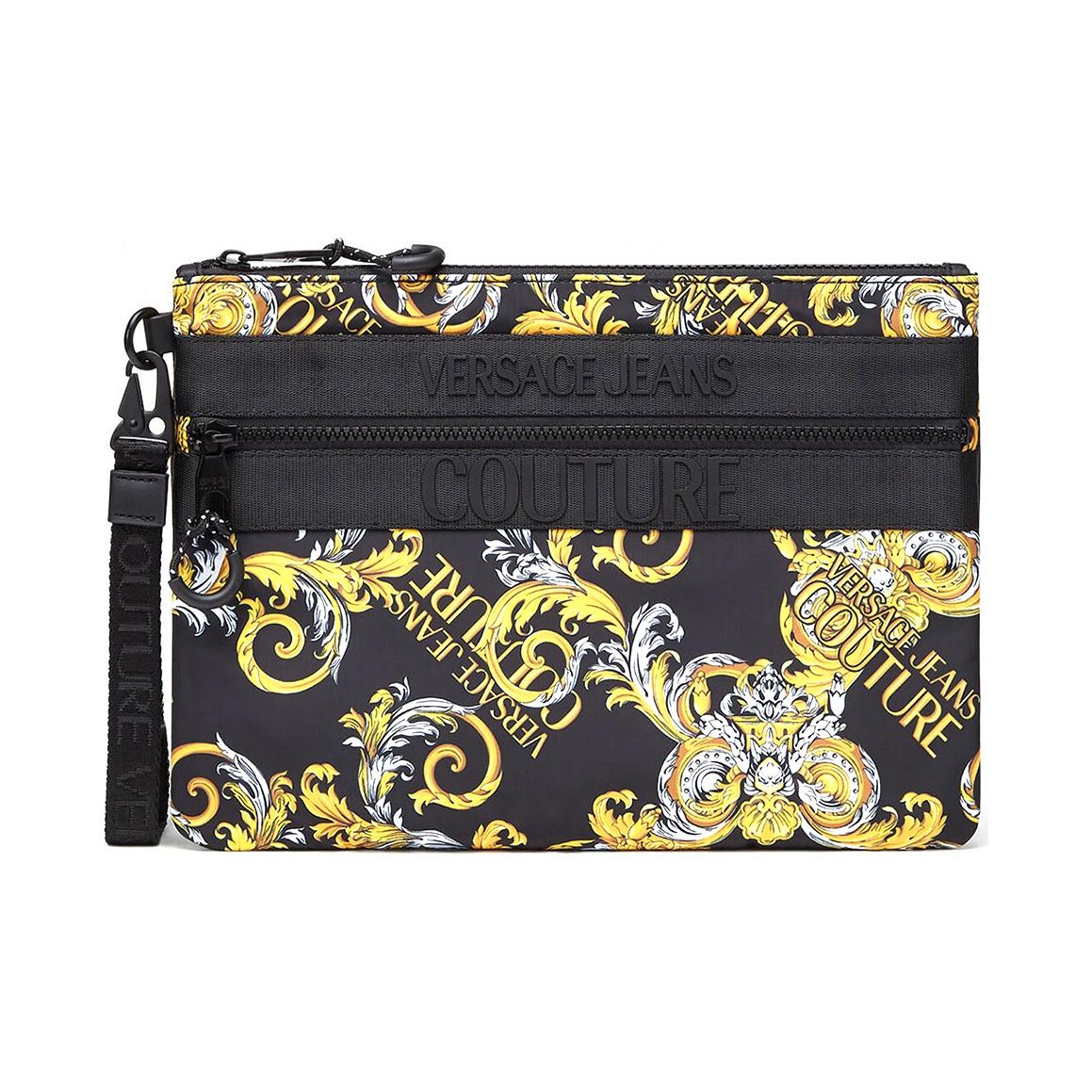 

Versace Jeans Couture Baroque Print Zipper Clutch Women clutch Black E3YZAP61-71594-M27 Basic Set (Bag+Dust Bag)