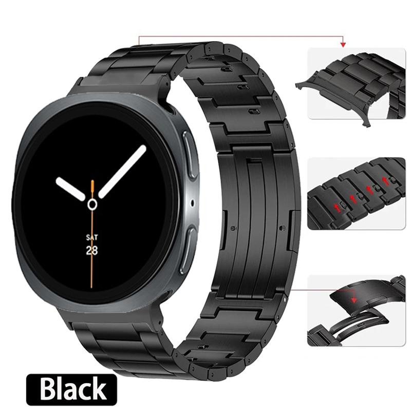 Quick-release Titanium Strap for Samsung Galaxy Watch 8/8 classic 44mm 40mm 46mm Bracelet Wristband Galaxy Watch 2026 Ultra 47mm