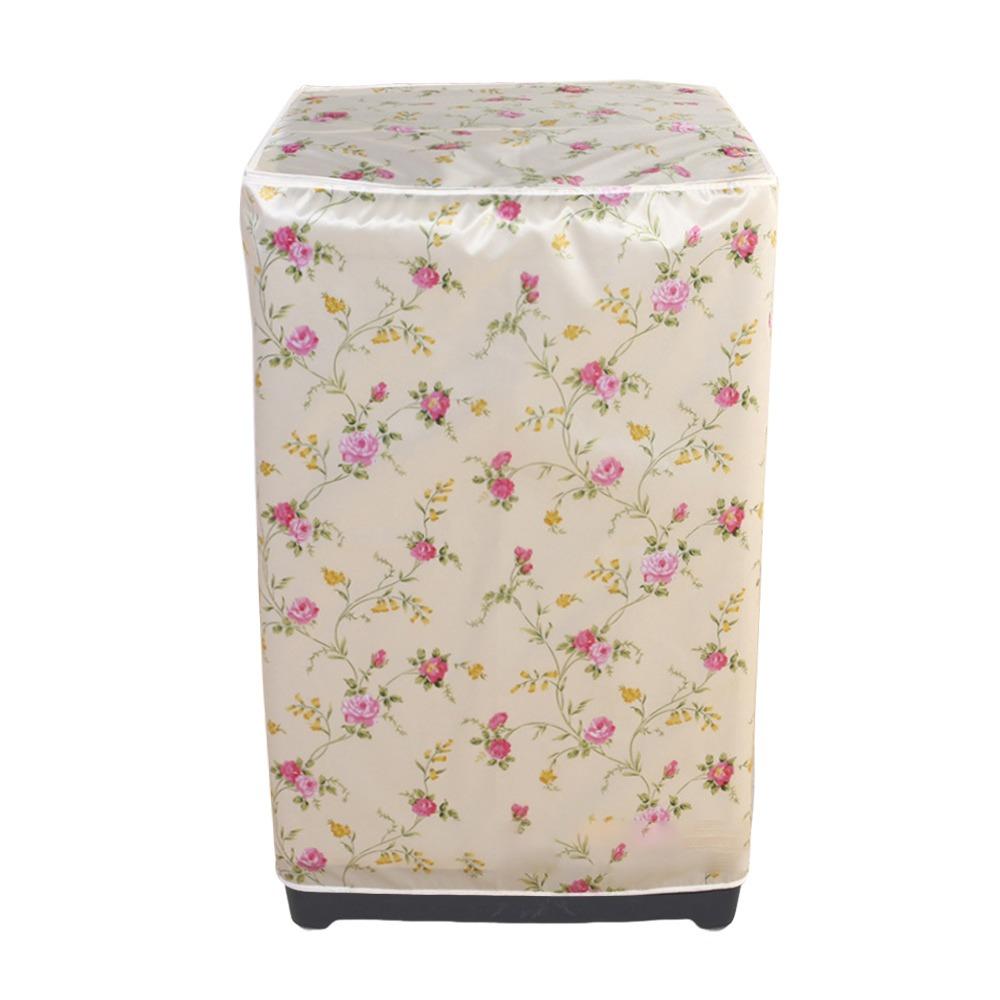 

Waterproof Washing Machine Cover Sunscreen Size Adaptation Washer Cover Cloth Easy Installation Protective Cover