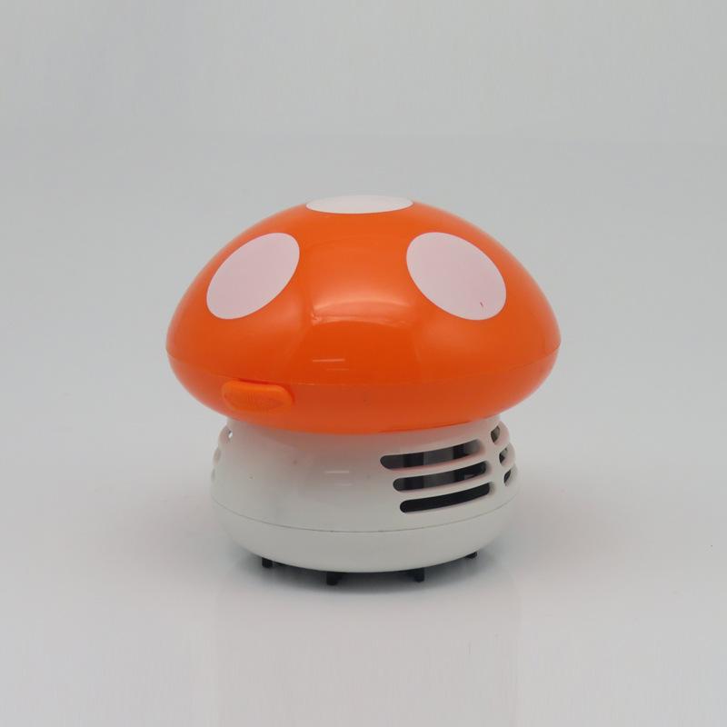Mushroom Mini Desktop Vacuum Cleaner: Handheld for Keyboard, Eraser Crumbs, and Paper Scraps