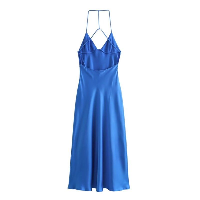 Fashion Style 2024 Spring New Arrival Women's Dignified Sense of Design Halter Mid Length Long Length Dress 2255331 400