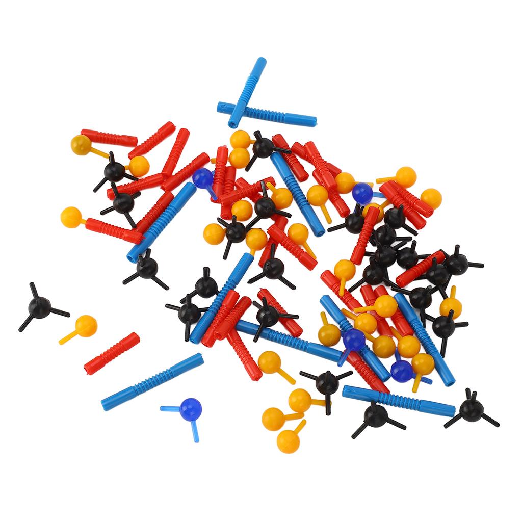 Molekylstrukturmodell Organisk kemi Kul-Pinne Skalenlig Modell med Förvaringslåda för Skollaboratorium