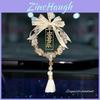 Traditional Chinese Style Car Pendant Crystal Lucky Wheat Hanging Decoration For Rearview Mirror