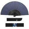 Éventail en soie élégant et tendance, idéal pour les feux d'artifice. Livré dans un coffret cadeau. Accessoires d'origine étrangère et japonaise. Motif paon. Plumes de paon. Chaleur.