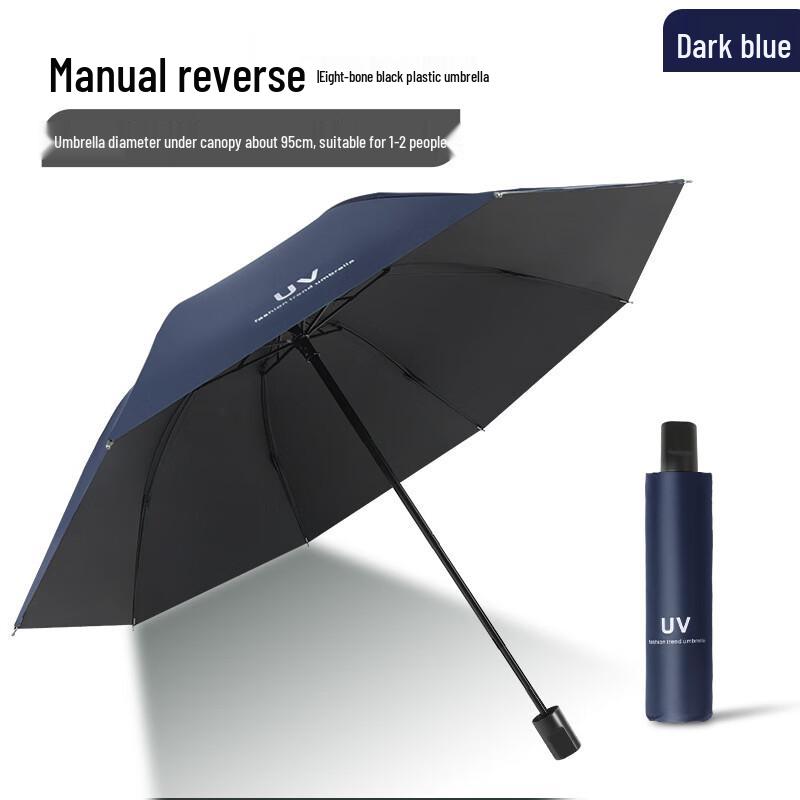 Nanqiao Automatic UV Protection Sun Umbrella with Colored Handle