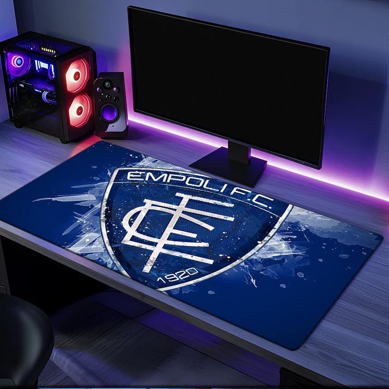 Empoli Wappen Design Mauspads, Gummiunterseite, Mauspads für Gamer und Bürogebrauch, Gaming Schreibtisch, Leicht zu reinigende Matte Weihnachtsgeschenke für Fans