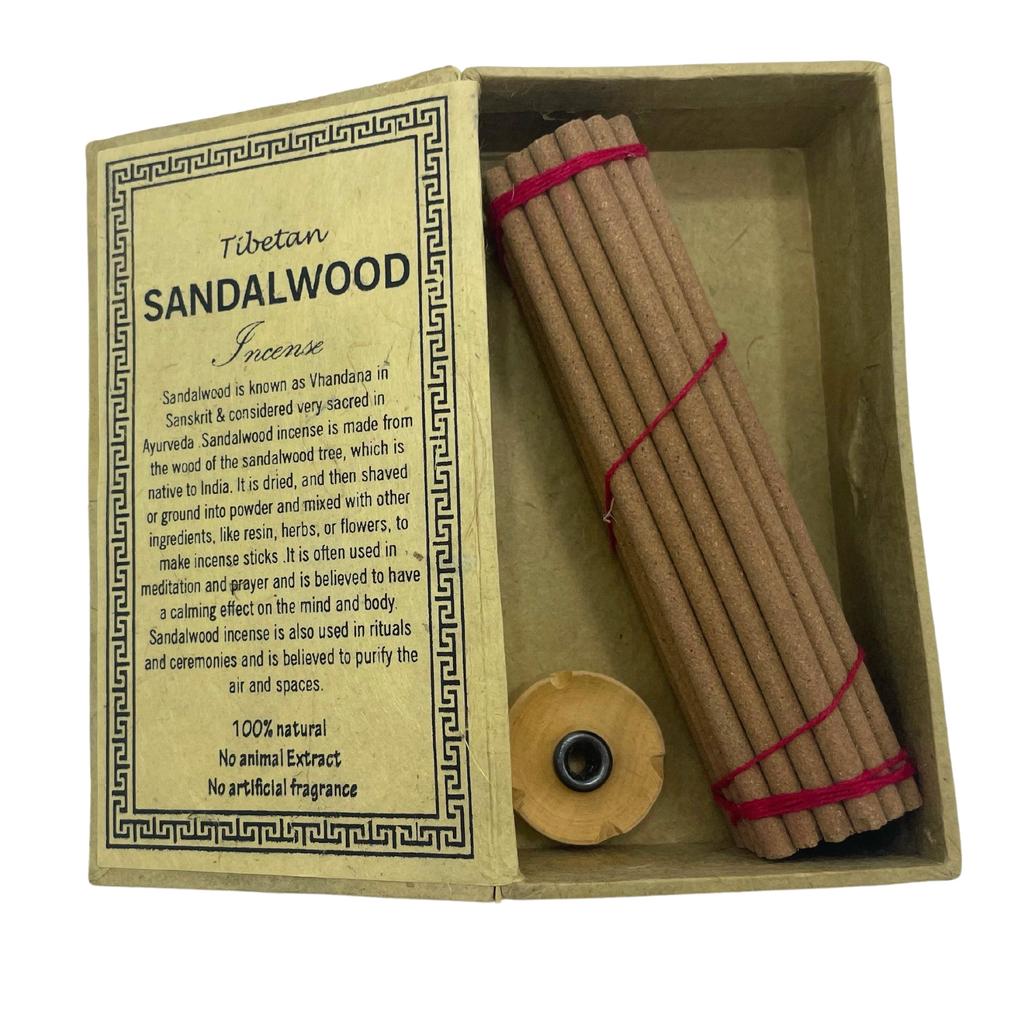 Sandalwood Incense Sticks Gift Set, 30 Sticks