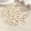 Modisches Geometrisches Knöchelringe Set Für Frauen Vintage Kristall Herz Gold Farbe Ringe Mädchen Party Schmuck Zubehör Geschenke 2026