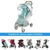 Stroller Rain Cover Waterproof Windproof Breathable Dust Snow Rain Protection Stroller Travel