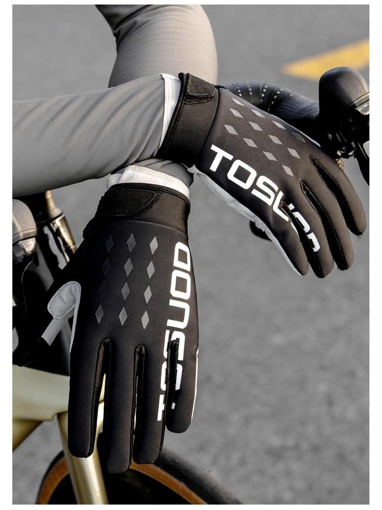 TOSUOD Shock-Absorbing Wear-Resistant Cycling & Motorcycle Touchscreen Gloves