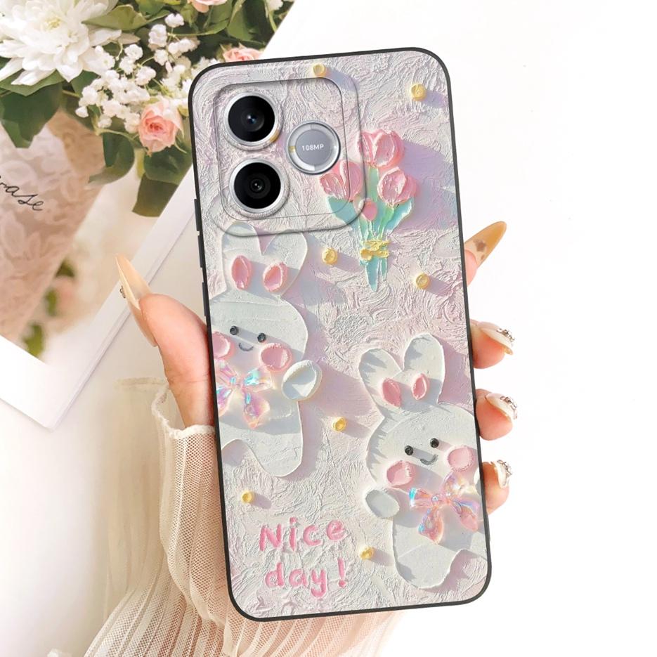 For Honor 600 Lite Case LNA-NX1 Cute Funny Cartoon Cover Shockproof Soft Silicone Case For Honor 500 Smart Honor600 Lite 5G Bags