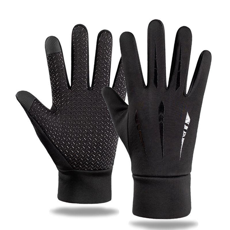 

Autumn and winter warm gloves five-claw windproof waterproof thickened touch screen