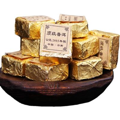 Tè Pu erh Biologico 100g Mattonella Naturale Yunnan Compresso Tè Scuro