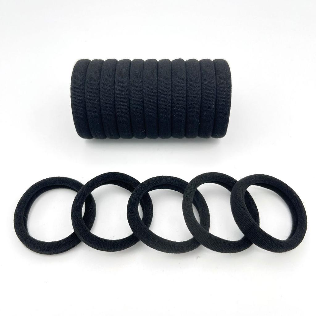 10 PCS/Lot Black Elastic Hair Bands Ponytail Holders Head Rope Hair Ties Gum For Girl Women Headband Rubber Band Accessories
