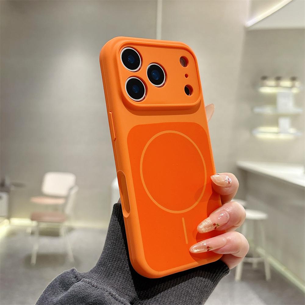 Liquid Soft Silicone Wireless Charging Magnetic For Magsafe Cases For Apple iPhone 17 16 15 14 Plus 13 Pro Max Shockproof Cover