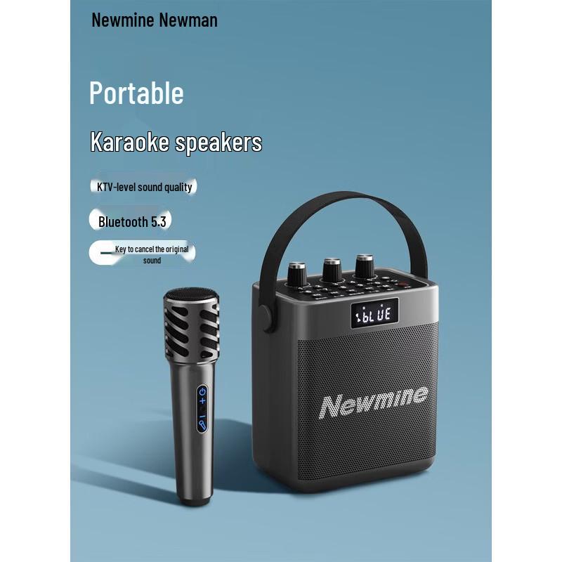 

Newsmy K519 Portable Hi-Fi Karaoke Bluetooth Speaker