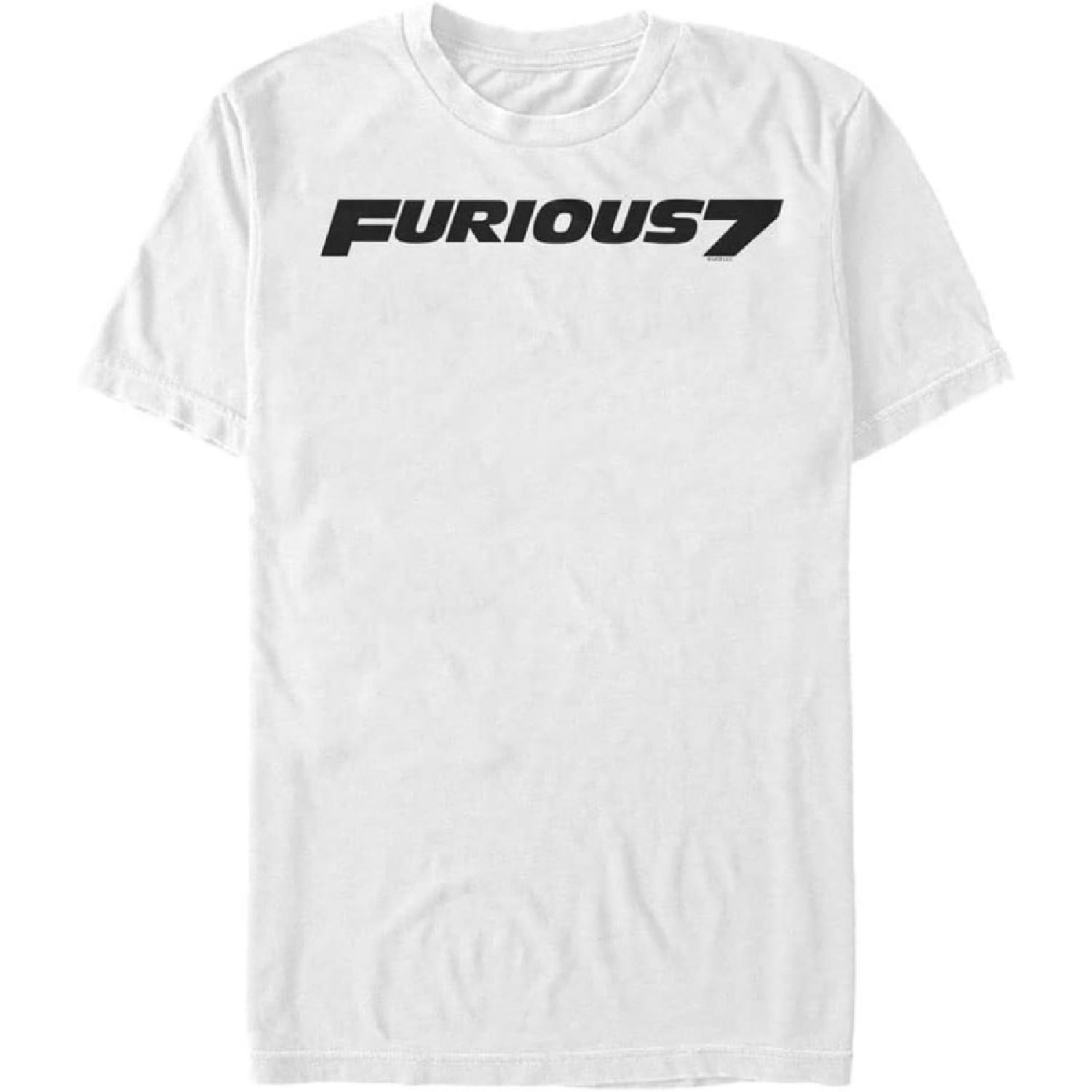 Fifth Sun Big & Tall Fast Furious 7 Men s Tops Short Sleeve Tee Shirt XXXXXL белый