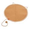 Cat Scratcher Mat 80cm Cotton Rope Protect Furniture Sturdy Round Cat Scratcher Pad with Ball Toy fo