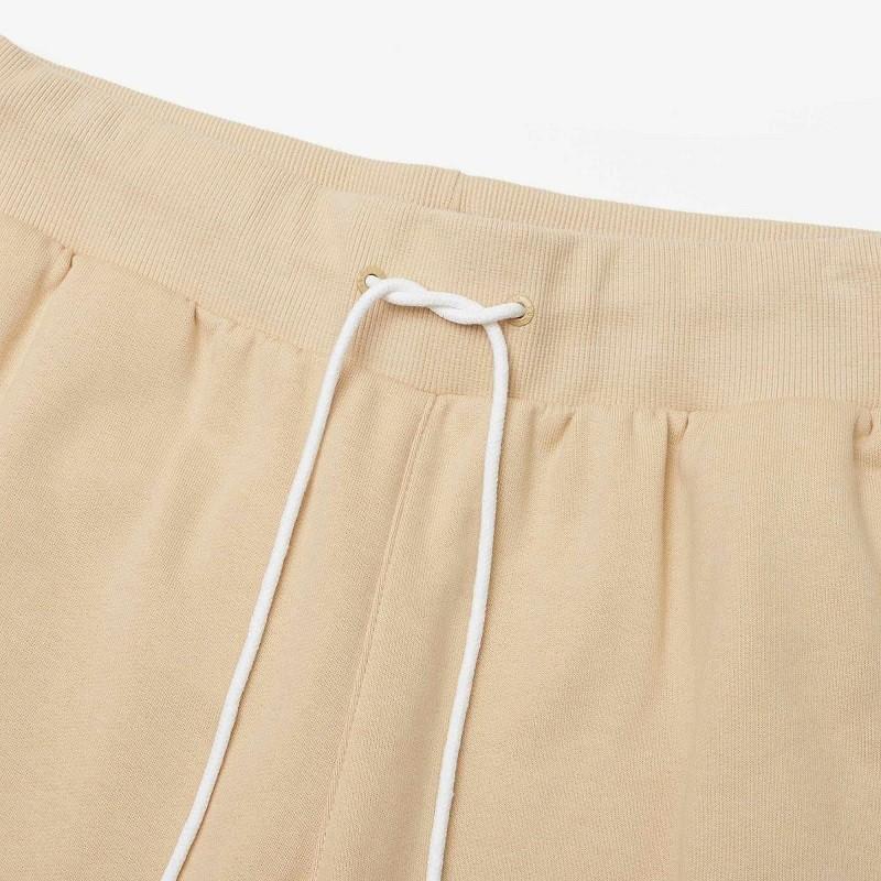 Puma Club Sweatpants With Embroidered Logo And Cuffed Ankles Men Bottoms Khaki 533202-20