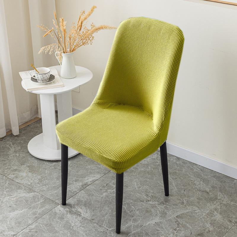 Neuer Vier-Jahreszeiten Elastischer Verdickter Großer Gebogener Stuhlbezug Sitz Esszimmerstuhlbezug Hockerbezug Halbkreisförmiger Stuhlbezug Staubdicht