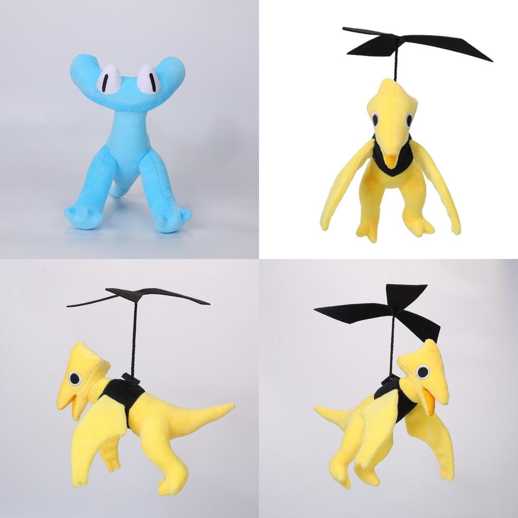 Rainbow Friends Kapitel 2 Dinosaurier Plüschtier Weich und kuschelig Kurzer Plüsch Stofftier von Jili